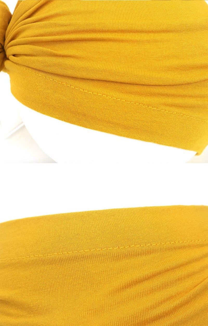 Qandsweet QandSweat Baby Girls ' Hats & Caps Knotted Turban Cute Toddler Hat Hair Accessories 3-36M (A Soft6-8 Pack) - Image 5